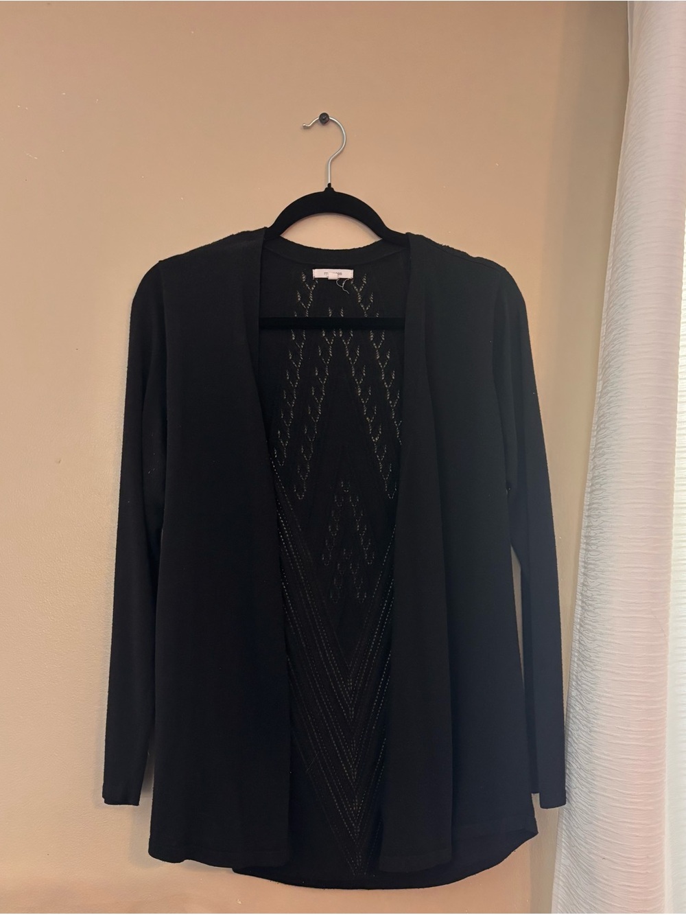 Maurices Black Open-Front Knit Blazer